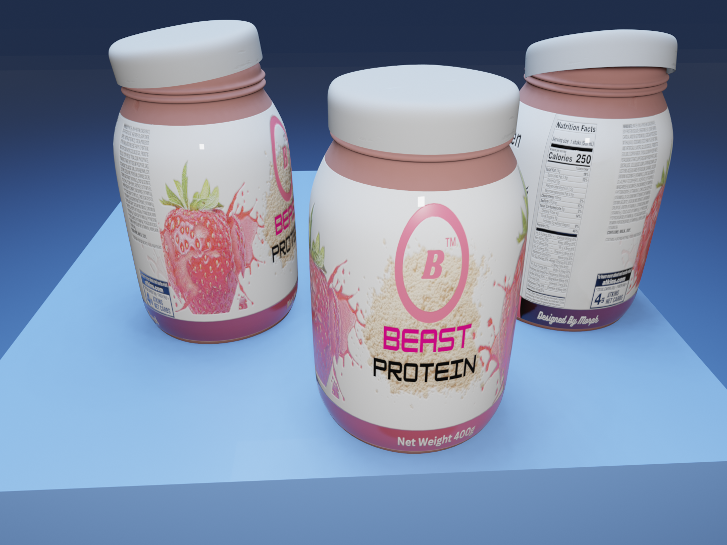 Beast Protein 3D model
